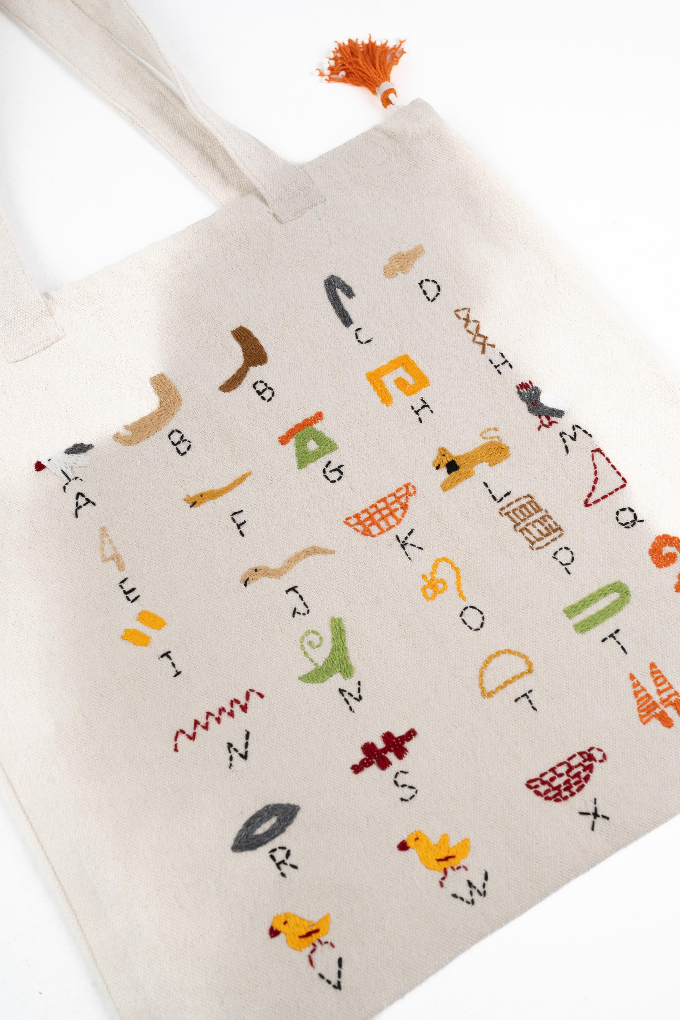 Pharaonic Alphabet Tote